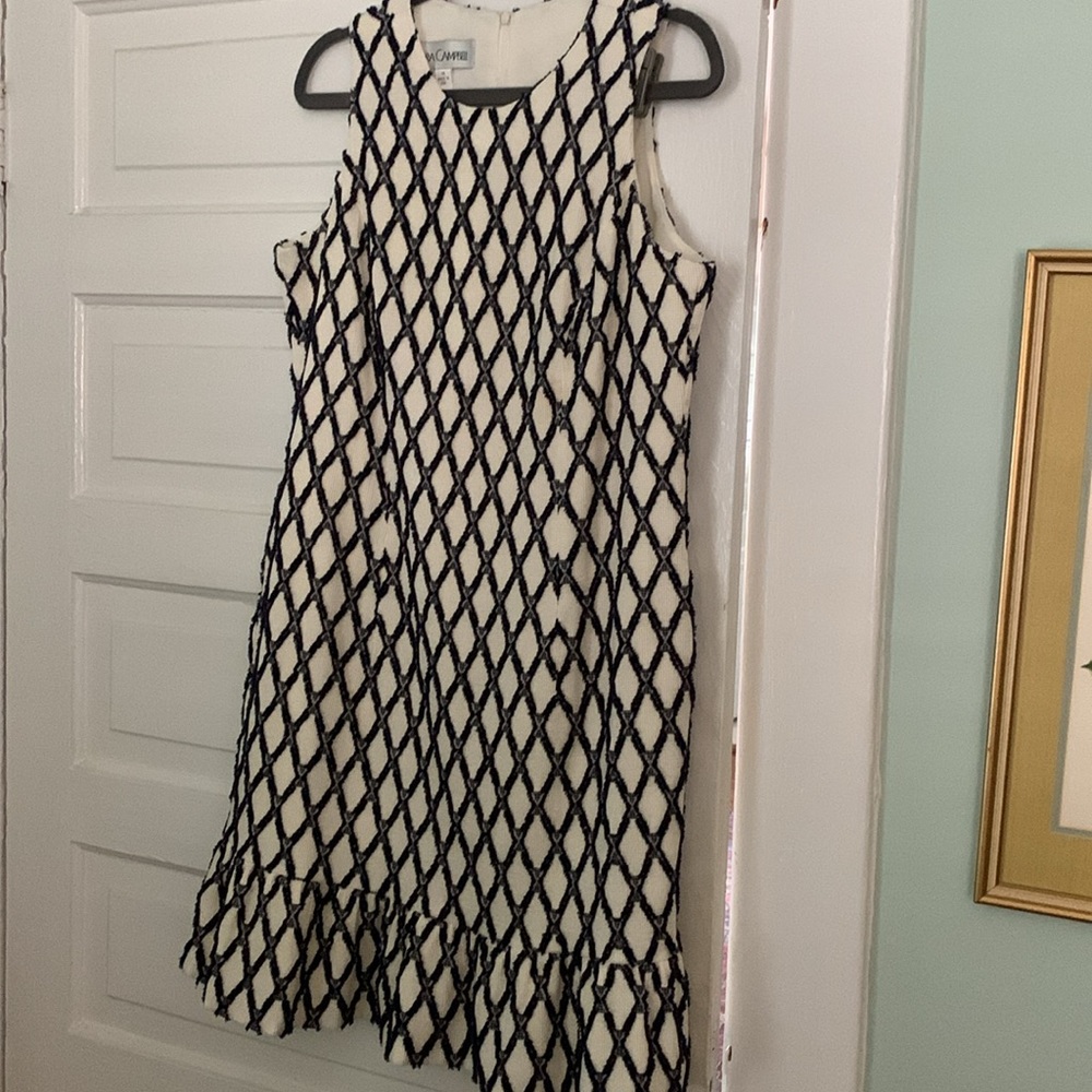 Sara Campbell Blue and Navy Dress